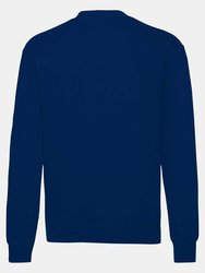 Fruit of the Loom Mens Classic 80/20 Set-in Sweatshirt (Navy)