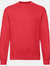 Fruit of the Loom Mens Classic 80/20 Set-in Sweatshirt (Red) - Red