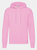 Fruit Of The Loom Mens Hooded Sweatshirt/Hoodie (Light Pink) - Light Pink