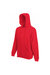 Fruit Of The Loom Mens Hooded Sweatshirt/Hoodie (Red)