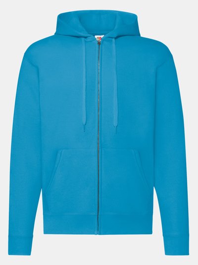 Fruit of the Loom Fruit Of The Loom Mens Hooded Sweatshirt Jacket (Azure Blue) product