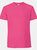 Fruit Of The Loom Mens Iconic 195 Ringspun Premium Tshirt (Fuchsia) - Fuchsia