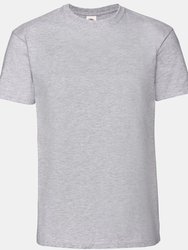 Fruit Of The Loom Mens Iconic 195 Ringspun Premium Tshirt (Heather Gray) - Heather Gray