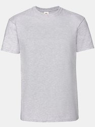 Fruit Of The Loom Mens Iconic 195 Ringspun Premium Tshirt (Heather Gray)