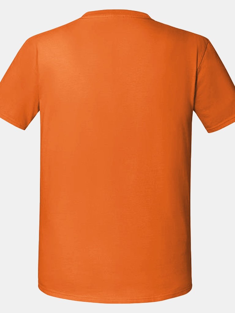 Fruit Of The Loom Mens Iconic 195 Ringspun Premium Tshirt (Orange)