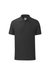 Fruit Of The Loom Mens Iconic Pique Polo Shirt (Black) - Black