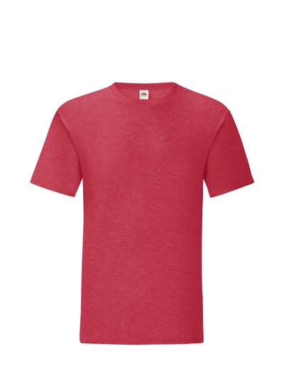 Fruit of the Loom Fruit Of The Loom Mens Iconic T-Shirt (Heather Red) product