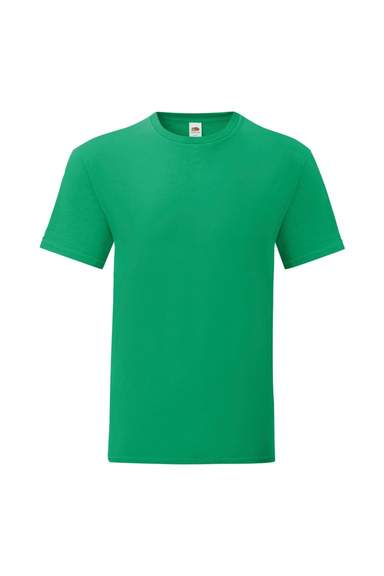 Fruit Of The Loom Mens Iconic T-Shirt (Kelly Green) - Kelly Green