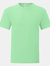 Fruit Of The Loom Mens Iconic T-Shirt (Pack of 5) - Neo Mint