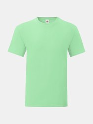 Fruit Of The Loom Mens Iconic T-Shirt - Neo Mint