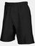 Fruit Of The Loom Mens Lightweight Casual Fleece Shorts (240 GSM) (Black)