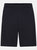 Fruit Of The Loom Mens Lightweight Casual Fleece Shorts (240 GSM) (Black) - Black