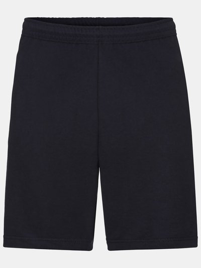Fruit of the Loom Fruit Of The Loom Mens Lightweight Casual Fleece Shorts (240 GSM) (Black) product