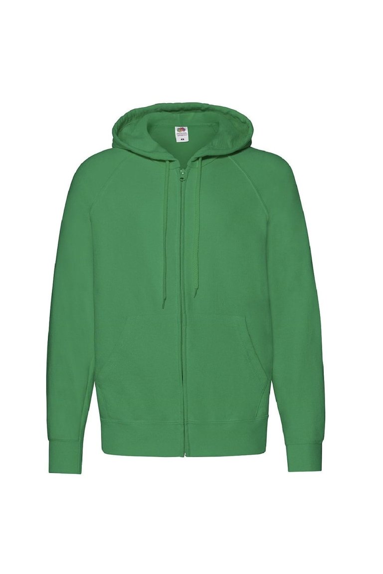 Fruit of the Loom Kelly Green Mens Lightweight Full Zip Jacket