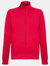 Fruit Of The Loom Mens Lightweight Full Zip Sweatshirt Jacket (Red) - Red