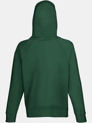 Fruit Of The Loom Mens Lightweight Hooded Sweatshirt / Hoodie (240 GSM) (Bottle Green)