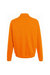 Fruit Of The Loom Mens Lightweight Zip Neck Sweatshirt (Orange)