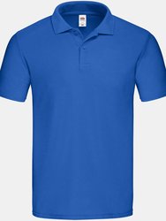 Fruit of the Loom Mens Original Pique Polo Shirt (Royal Blue) - Royal Blue