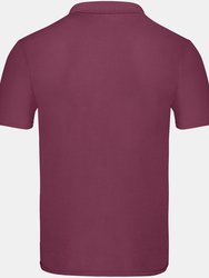 Fruit of the Loom Mens Original Polo Shirt (Burgundy)