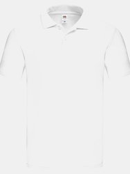 Fruit of the Loom Mens Original Polo Shirt (White) - White