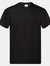 Fruit Of The Loom Mens Original Short Sleeve T-Shirt (Black) - Black