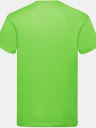Fruit Of The Loom Mens Original Short Sleeve T-Shirt (Lime)