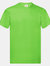Fruit Of The Loom Mens Original Short Sleeve T-Shirt (Lime) - Lime