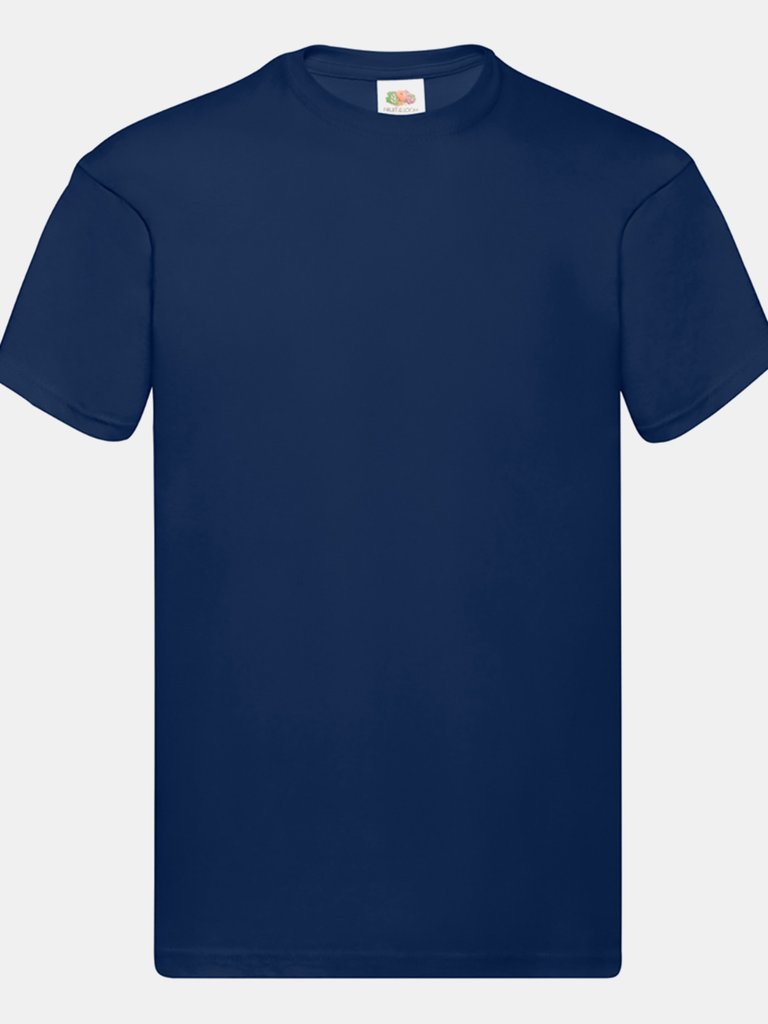 Fruit Of The Loom Mens Original Short Sleeve T-Shirt (Navy) - Navy