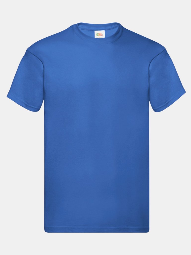 Fruit Of The Loom Mens Original Short Sleeve T-Shirt - Royal