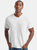 Fruit of the Loom Mens Original V Neck T-Shirt (White) - White