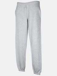 Fruit Of The Loom Mens Premium 70/30 Elasticated Jog Pants / Jogging Bottoms (Heather Grey)