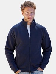 Fruit Of The Loom Mens Premium 70/30 Full Zip Sweatshirt Jacket (Deep Navy)