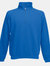 Fruit Of The Loom Mens Premium 70/30 Zip Neck Sweatshirt (Royal Blue) - Royal Blue