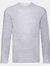 Fruit of the Loom Mens R Long-Sleeved T-Shirt - Heather Grey