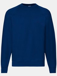 Fruit Of The Loom Mens Raglan Sleeve Belcoro® Sweatshirt (Navy) - Navy