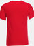 Fruit Of The Loom Mens Ringer Short Sleeve T-Shirt (Red/White)