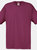 Fruit Of The Loom Mens Screen Stars Original Full Cut Short Sleeve T-Shirt (Burgundy) - Burgundy