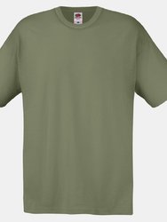 Fruit Of The Loom Mens Screen Stars Original Full Cut Short Sleeve T-Shirt (Classic Olive) - Classic Olive