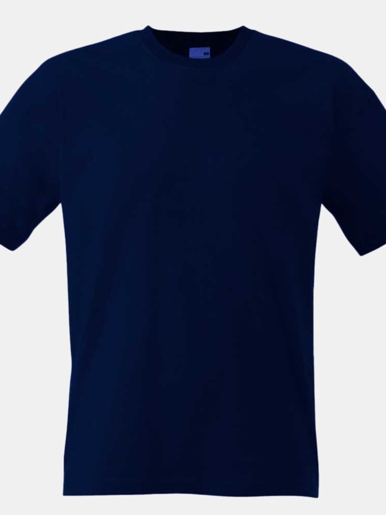 Fruit Of The Loom Mens Screen Stars Original Full Cut Short Sleeve T-Shirt (Deep Navy) - Deep Navy