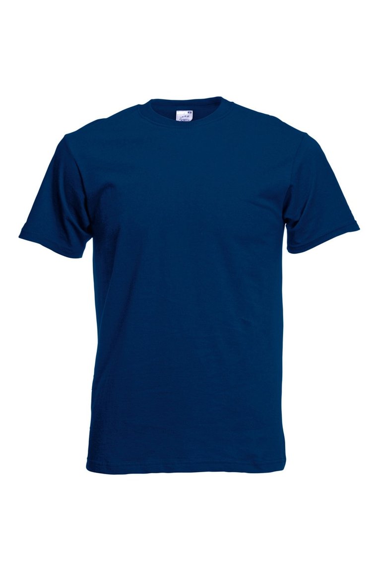 Fruit Of The Loom Mens Screen Stars Original Full Cut Short Sleeve T-Shirt (Navy) - Navy