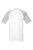 Fruit Of The Loom Mens Short Sleeve Baseball T-Shirt (White/Heather Grey)