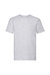 Fruit Of The Loom Mens Super Premium Short Sleeve Crew Neck T-Shirt (Gray) - Gray