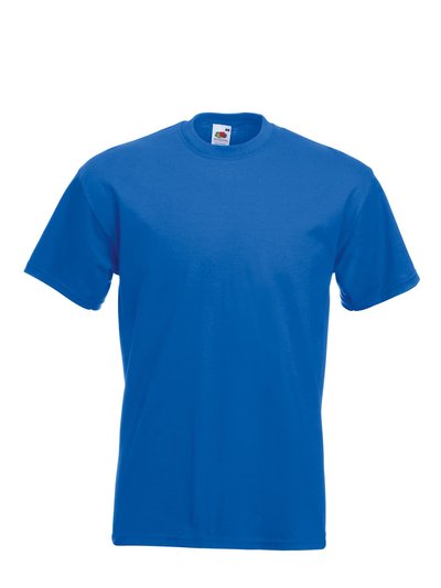 Fruit of the Loom Fruit Of The Loom Mens Super Premium Short Sleeve Crew Neck T-Shirt (Royal) product