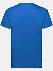 Fruit Of The Loom Mens Super Premium Short Sleeve Crew Neck T-Shirt (Royal)