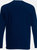 Fruit Of The Loom Mens Valueweight Crew Neck Long Sleeve T-Shirt (Deep Navy)