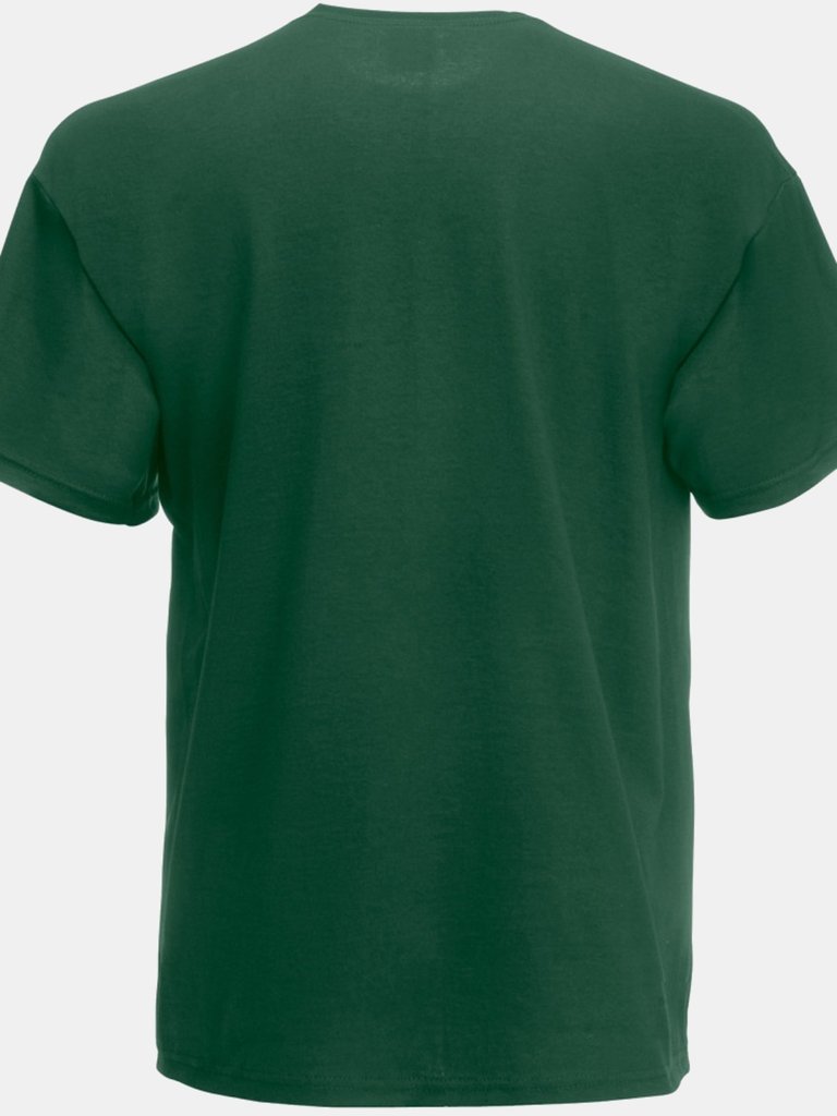 Fruit Of The Loom Mens Valueweight Short Sleeve T-Shirt (Bottle Green)