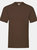 Fruit Of The Loom Mens Valueweight Short Sleeve T-Shirt (Chocolate) - Chocolate