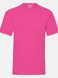 Fruit Of The Loom Mens Valueweight Short Sleeve T-Shirt (Fuchsia) - Fuchsia