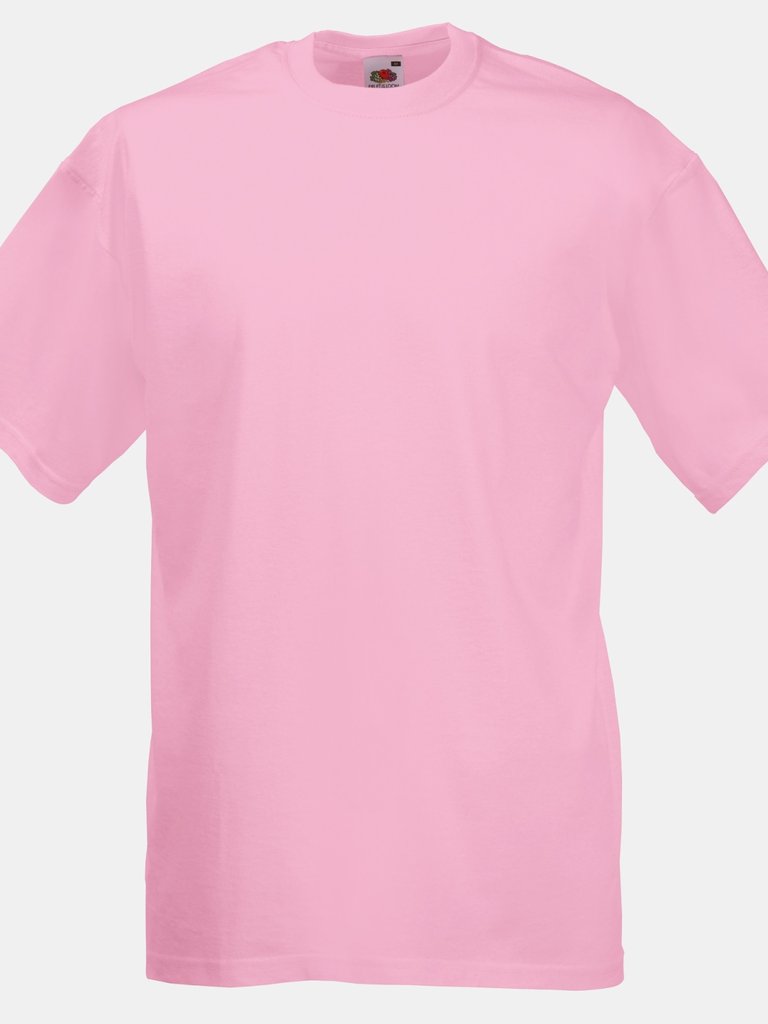 Fruit Of The Loom Mens Valueweight Short Sleeve T-Shirt (Light Pink) - Light Pink