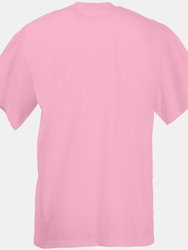 Fruit Of The Loom Mens Valueweight Short Sleeve T-Shirt (Light Pink)